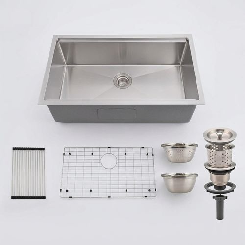 Homfan Undermount Stainless Kitchen Sink, 30 Inch