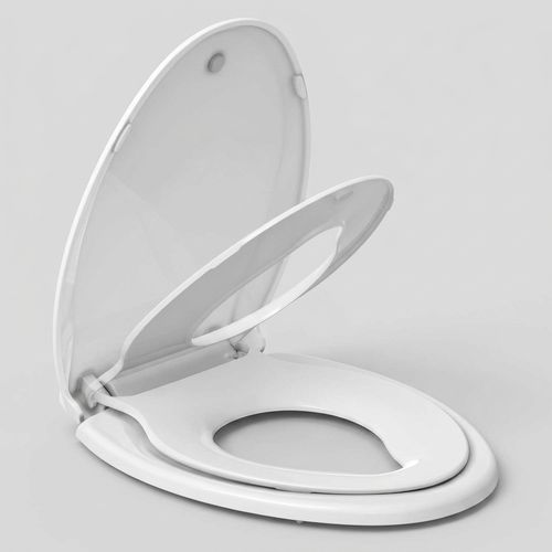 Homfan Magnetic Slow-Close Toilet Seat