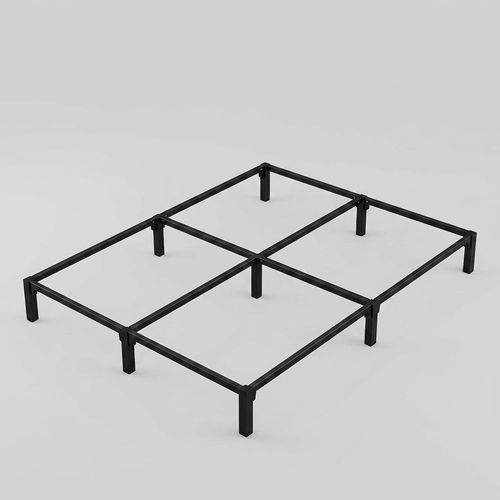 Homfan Queen Steel Platform Bed Frame