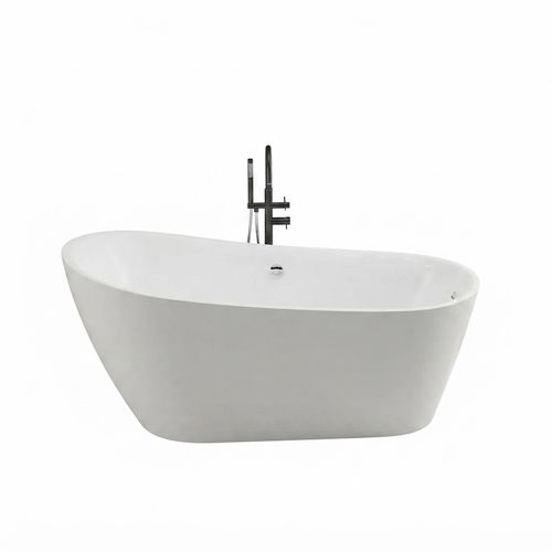 59-Inch Oval Freestanding Soaking Tub
